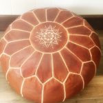 Pouf -Real Leather Moroccan
