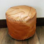 Pouf - Hand-crafted leather