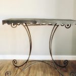Scalloped Metal Table