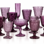 The Lupine Hour Collection - Purple Vintage Goblets