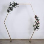 8ft tall Gold Hexagon