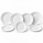 The Alpine White Dinner & Salad Plate Collection