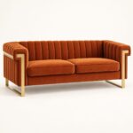 Fallen Leaf Copper Sofa