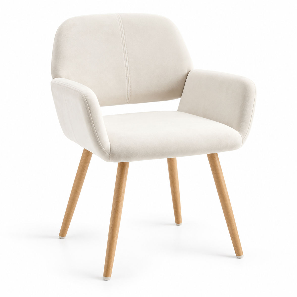 Kings-Beach-Ivory-Upholstered-Accent-Chair Kings Beach Ivory Chair - Image 1
