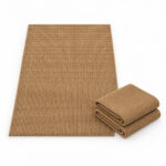 Spooner Woven Tan Rugs 4x6 ft