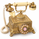 The Comstock Gold Vintage Telephone