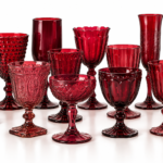 The Fireside Collection - Curated Vintage Red Goblets