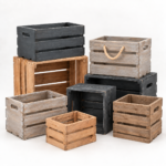 Sierra Mercantile Wooden Crate Collection