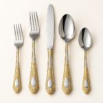 Calneva Gold and Silver Flatware